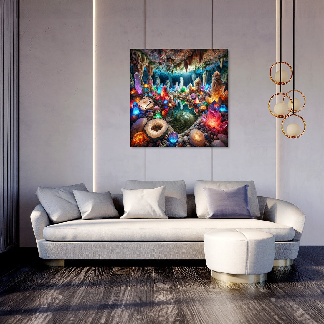 Crystal Cavern Canvas - Secondary Image