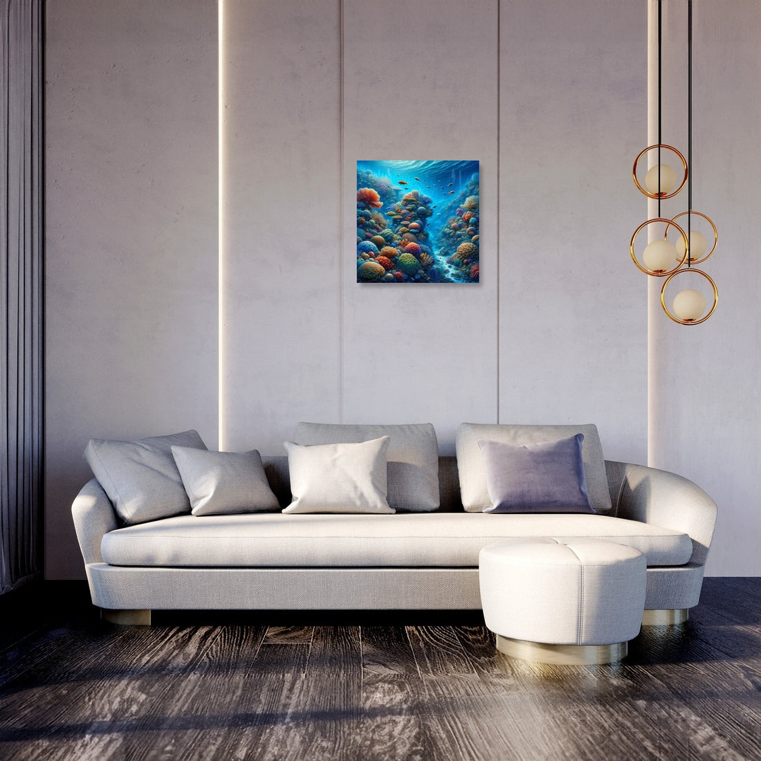 Coral Reef Symphony Canvas - Secondary Image