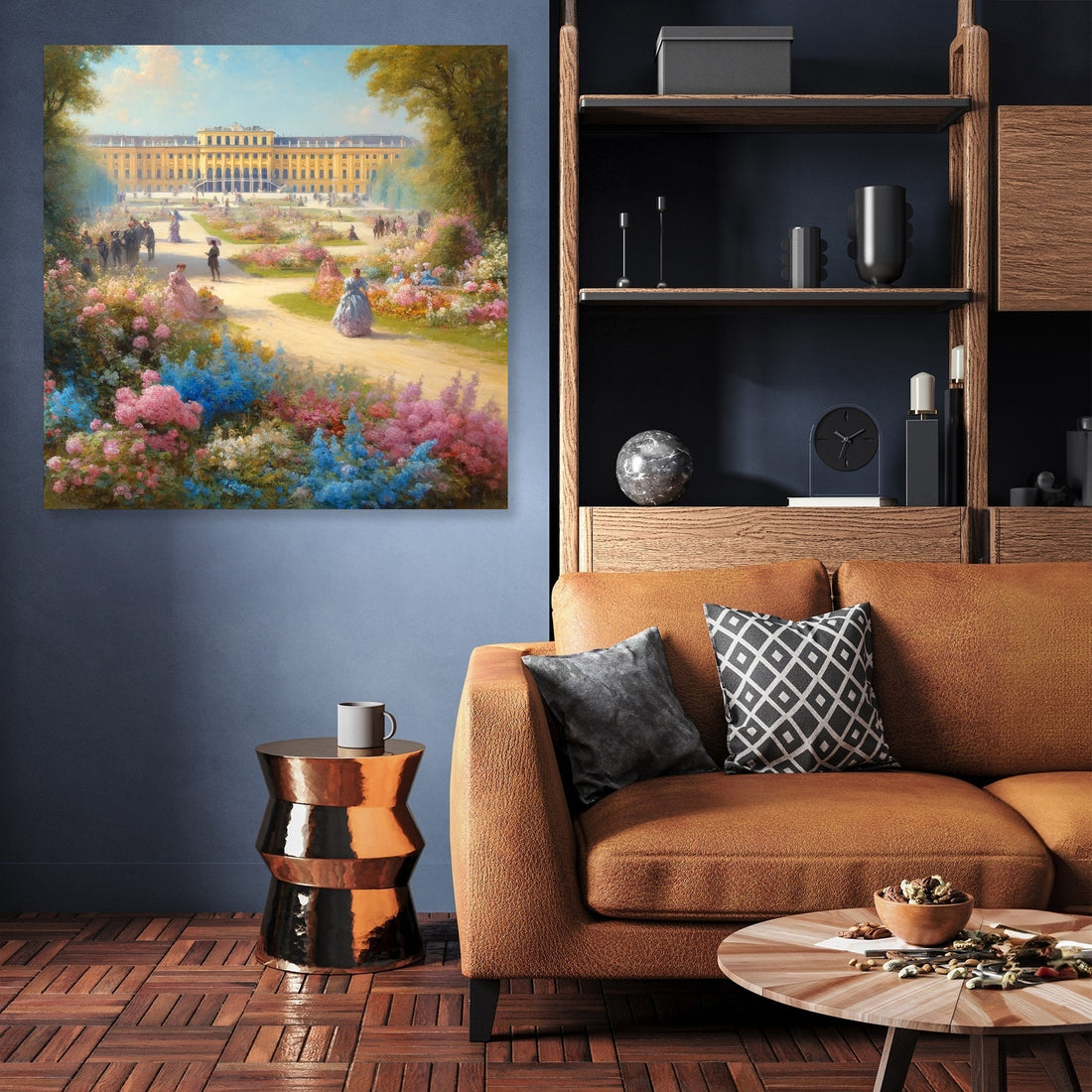 Spring at Schönbrunn Palace Canvas - Secondary Image 3