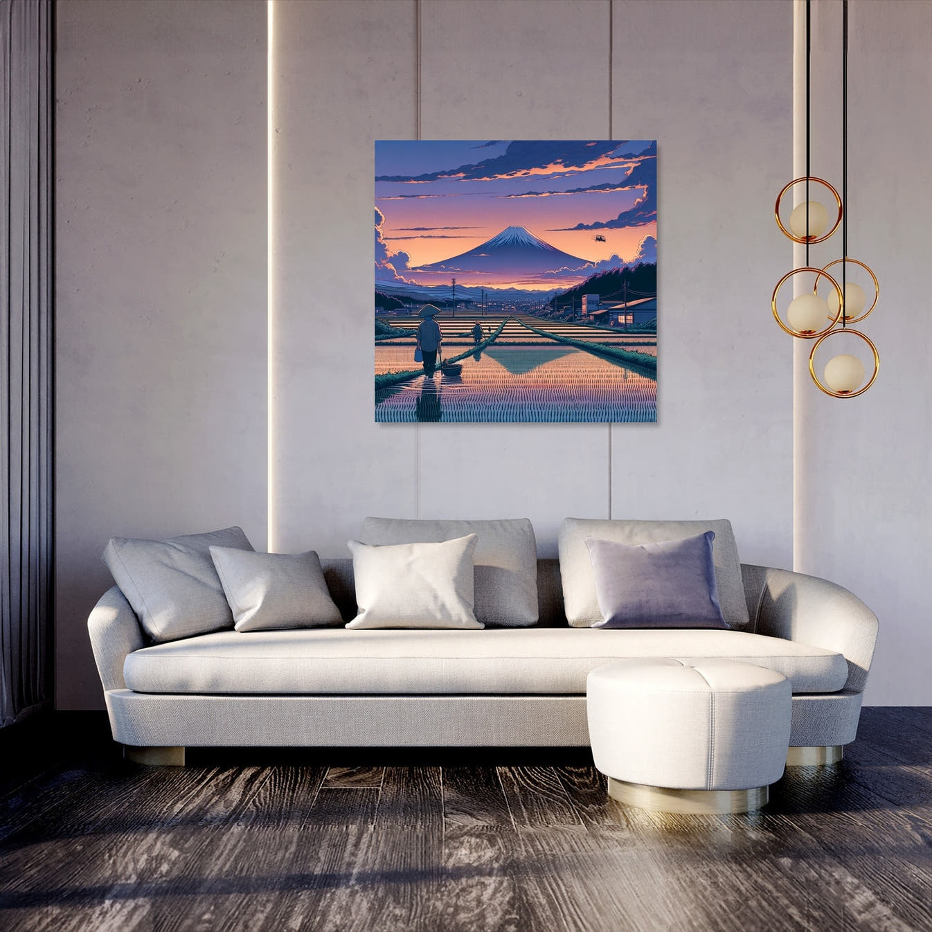 Twilight Harvest Canvas - Secondary Image