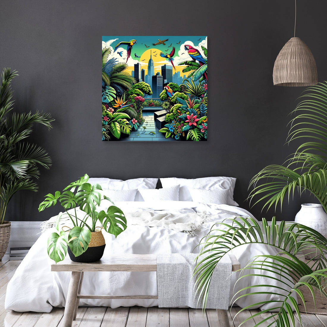 Urban Jungle View Canvas - Secondary Image 6