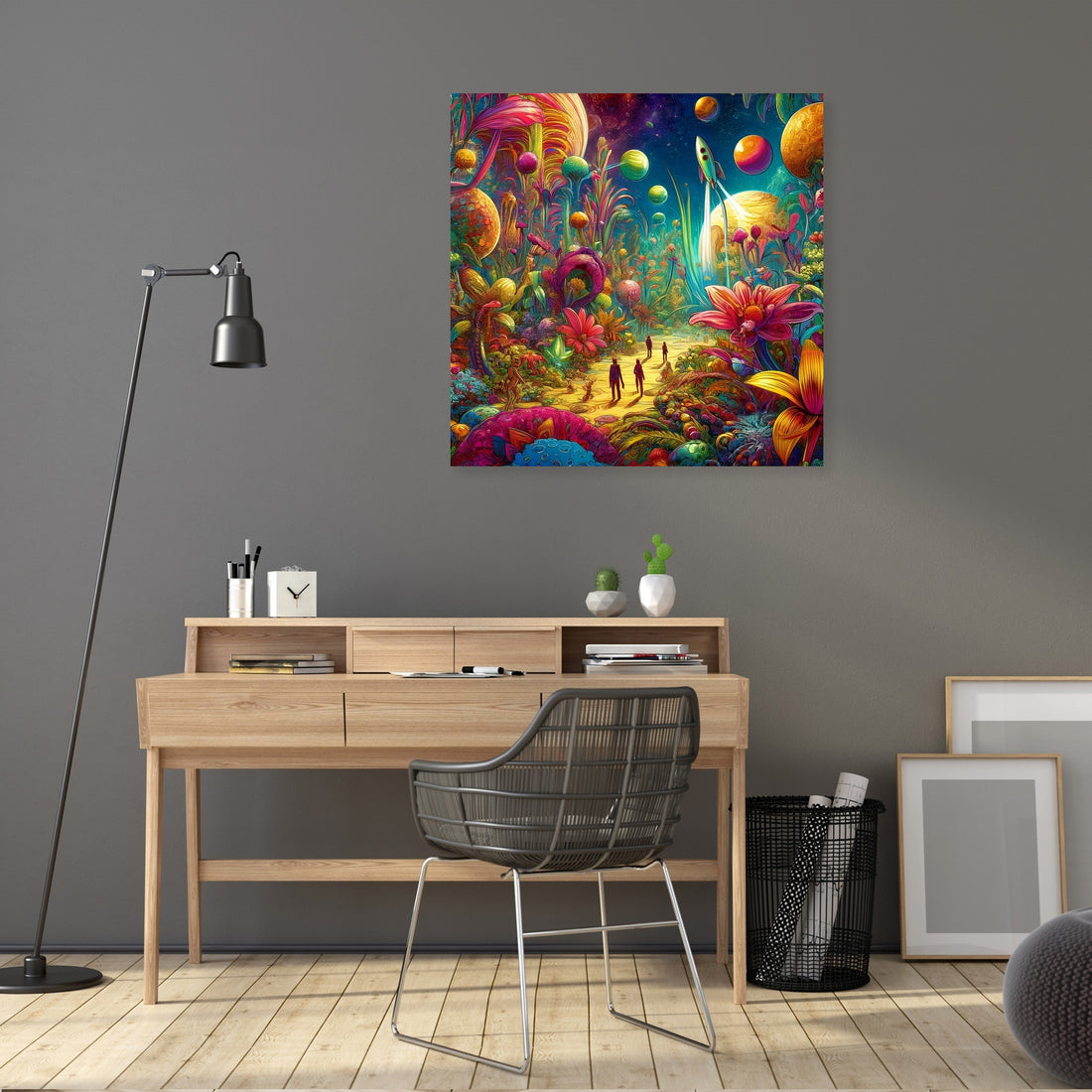 Extraterrestrial Eden Canvas - Secondary Image 5