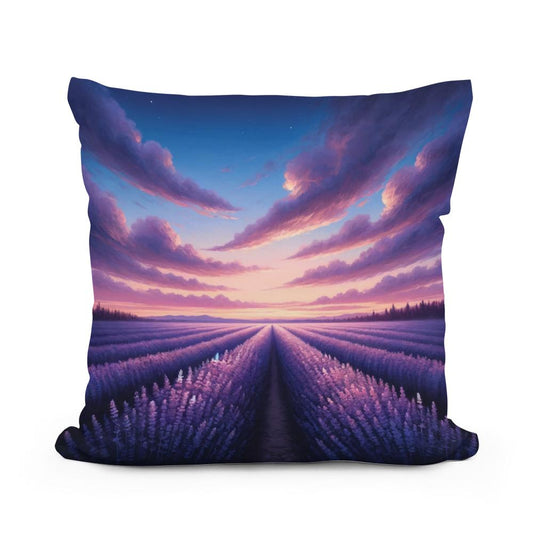 Lavender Twilight Cotton Cushion - Main Image