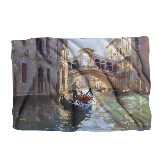 Venetian Canals Blanket