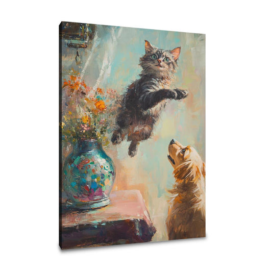Cat's Mischief Canvas - Main Image