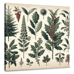 Winter Flora Archive Canvas - Main Image