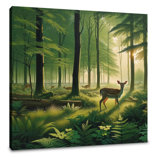 Dawn Forest Canvas - Main Image