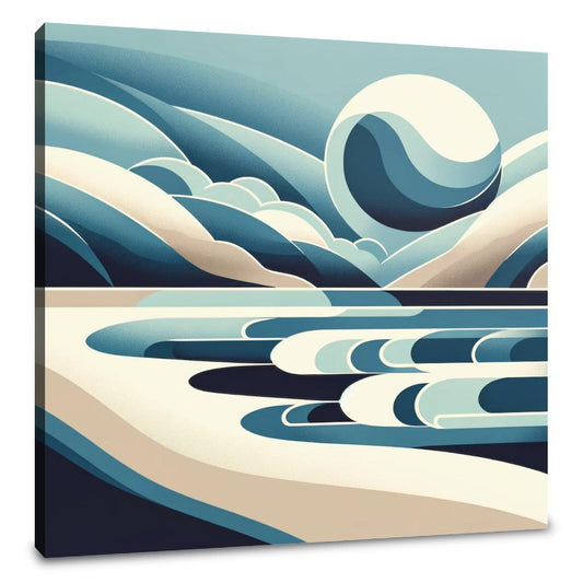 Modernist Shores Canvas - Main Image