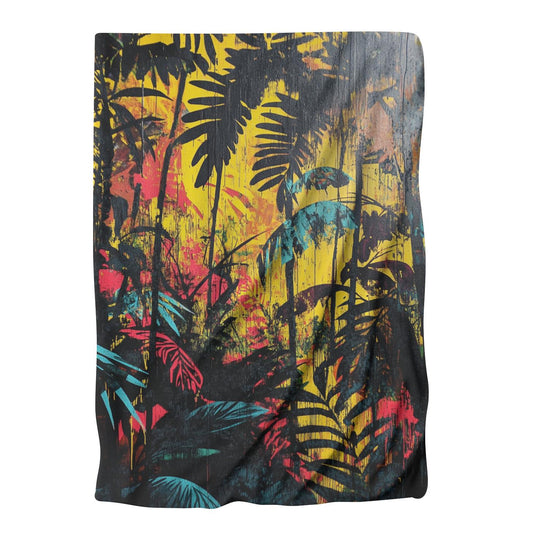 Jungle Graffiti Blanket - Main Image