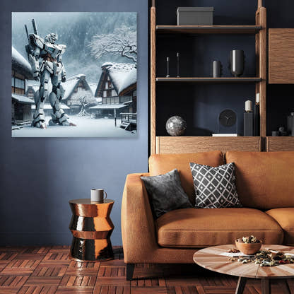 Lost Mecha in Snow Canvas - Secondary Image 3