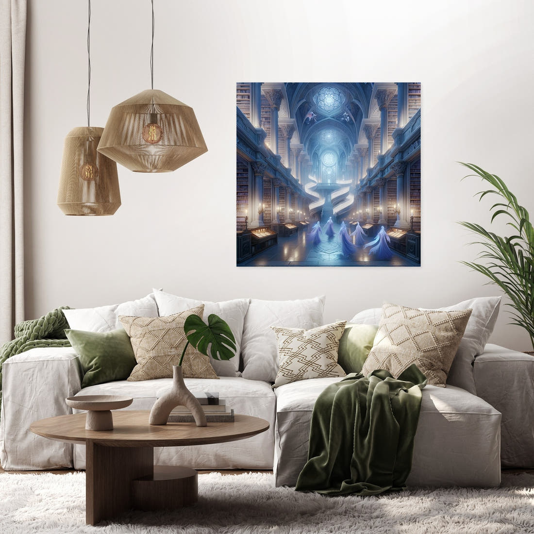 Mystic Elven Library Canvas - Secondary Image 2