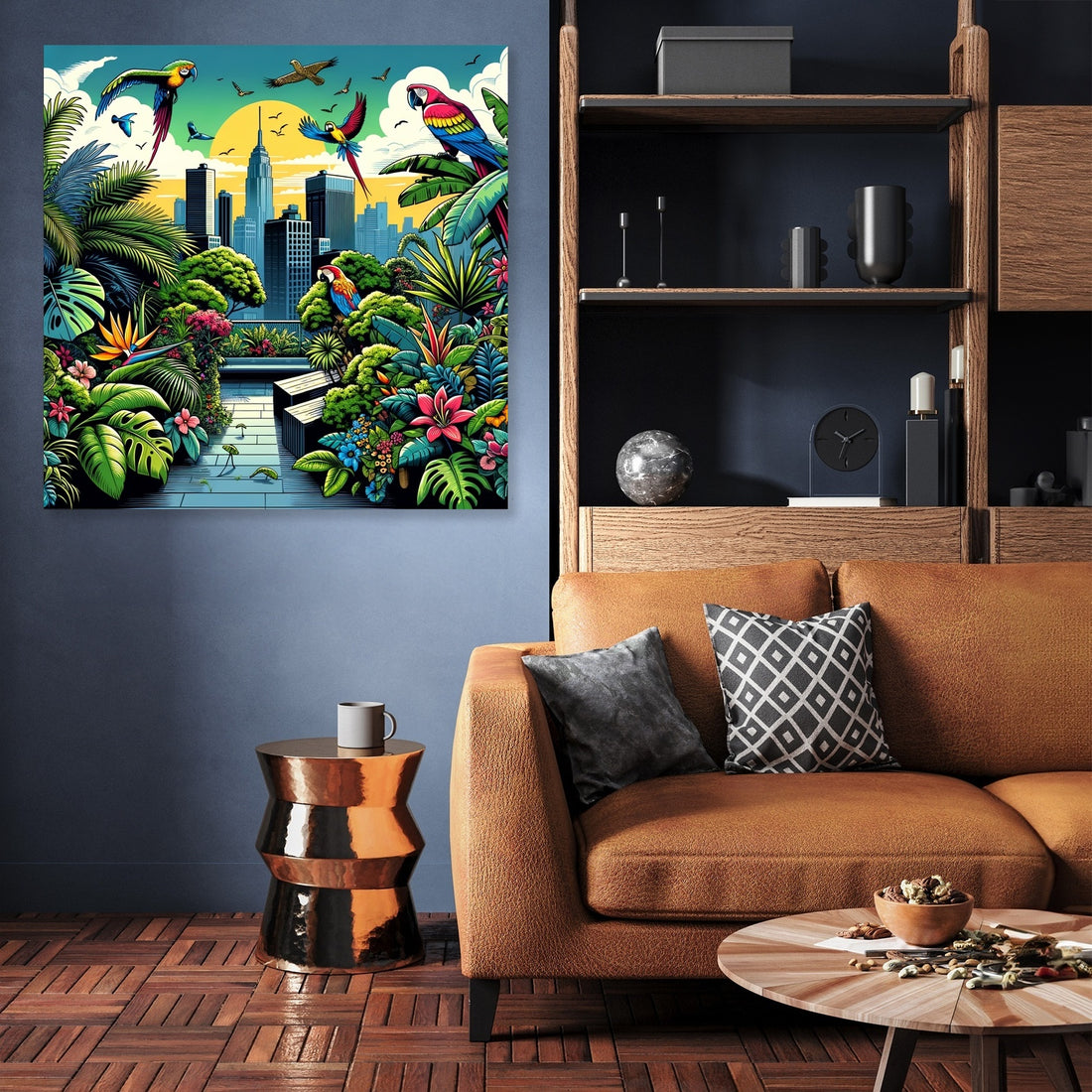 Urban Jungle View Canvas - Secondary Image 3