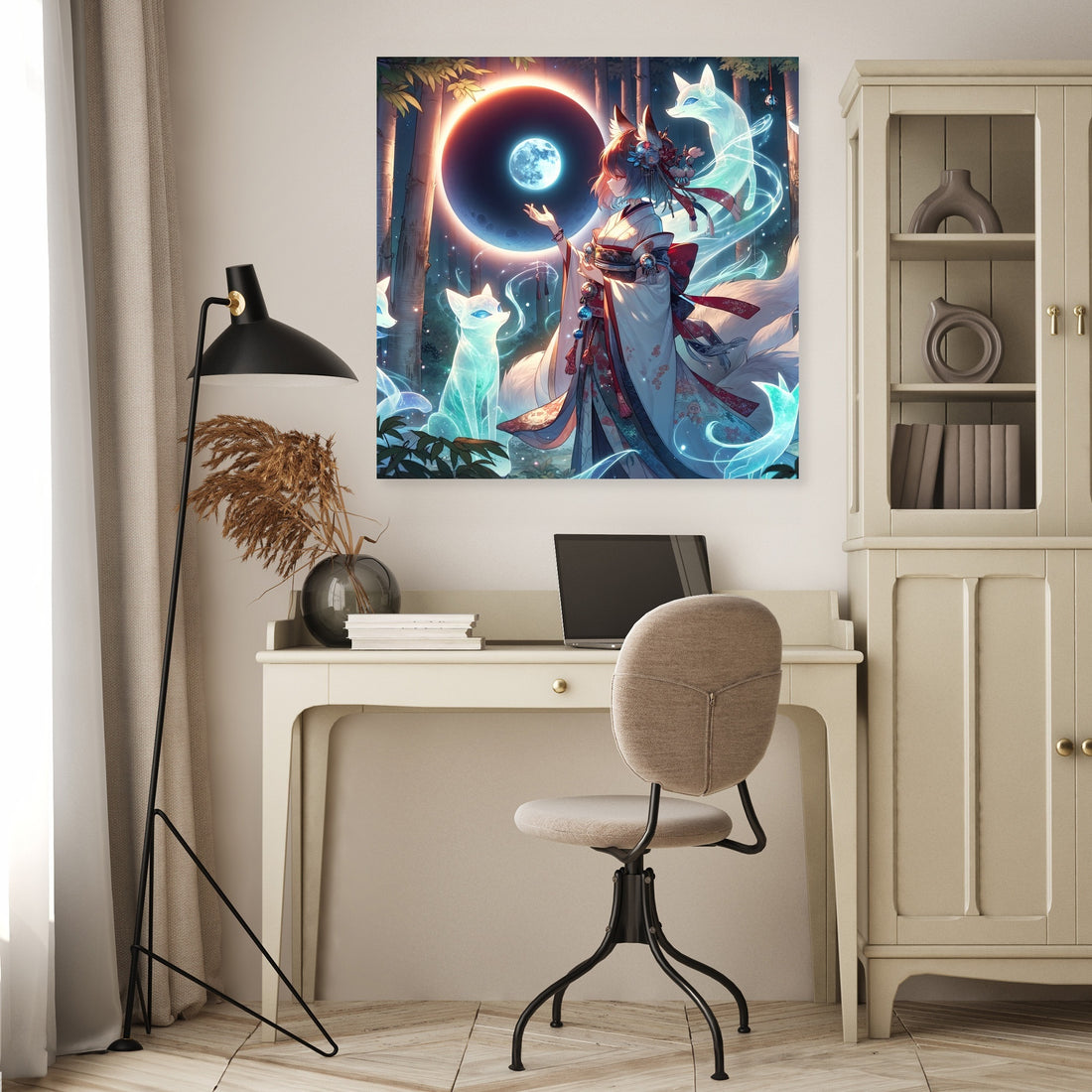 Eclipse Fox Spirit Bond Canvas - Secondary Image 4