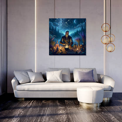 Alchemy Under Stars Canvas - Secondary Image