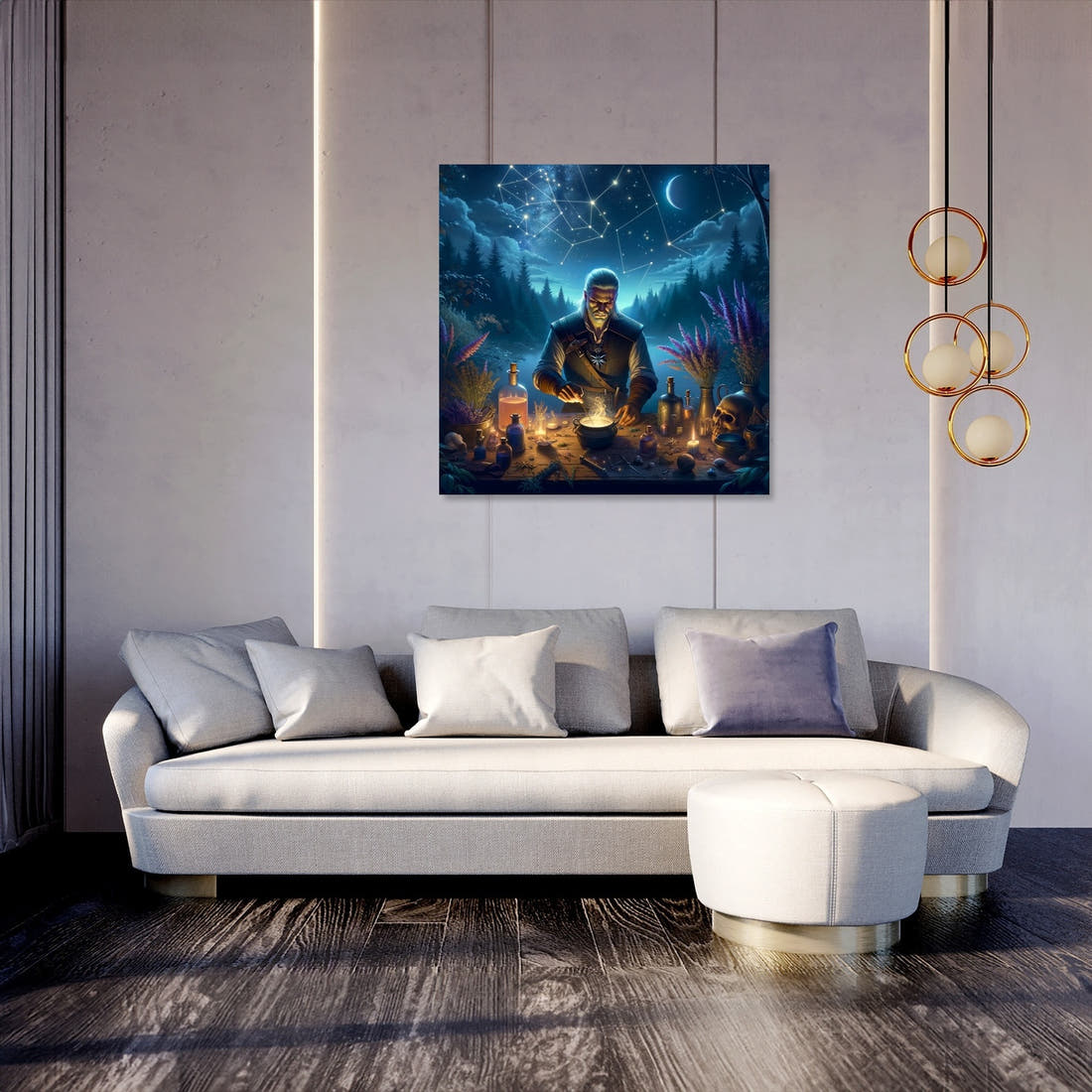 Alchemy Under Stars Canvas - Secondary Image