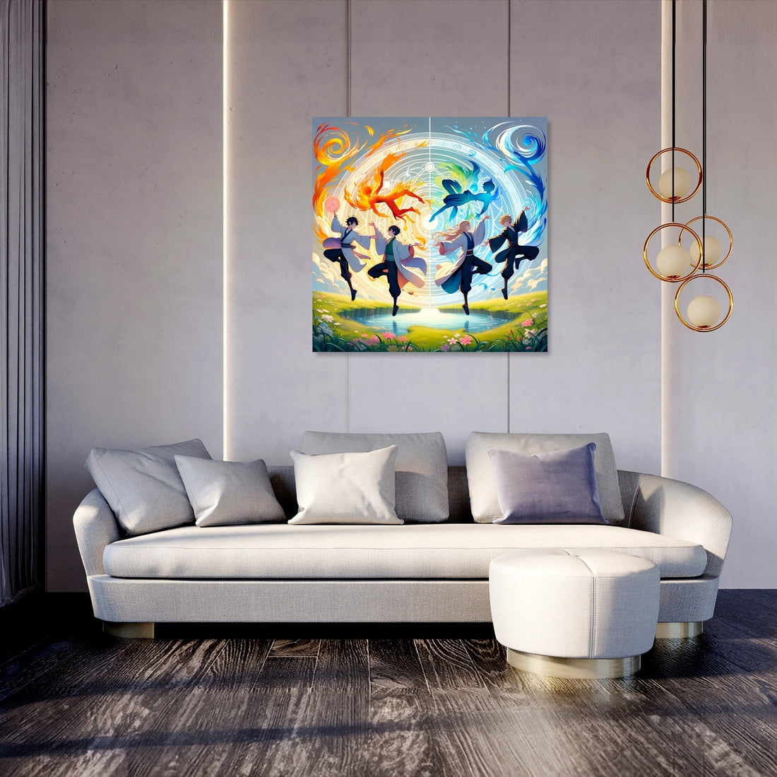 Harmony of Elements Canvas - Secondary Image