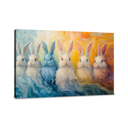 Fluffy Bunnies Harmony Canvas - Main Image