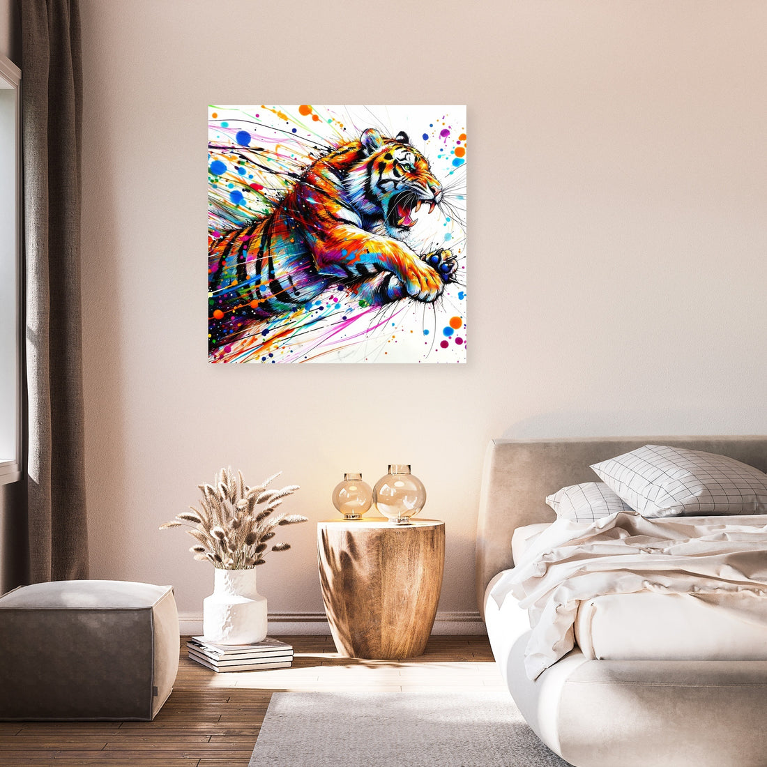 Dynamic Tiger Leap Canvas - Secondary Image 7