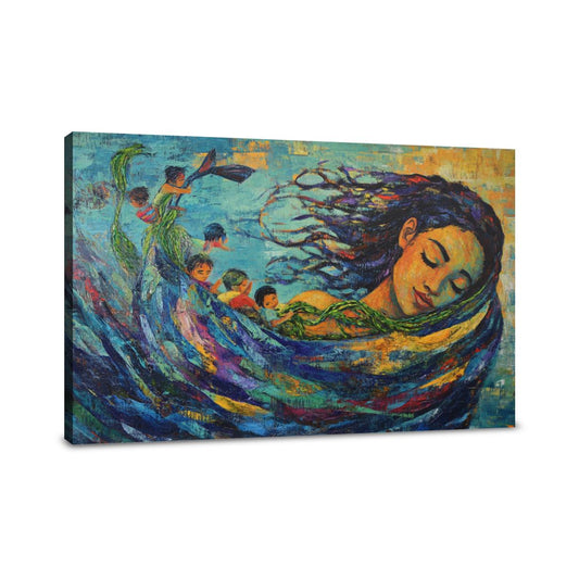 Sea Mother Vibrance Canvas - Main Image