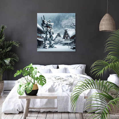 Lost Mecha in Snow Canvas - Secondary Image 6