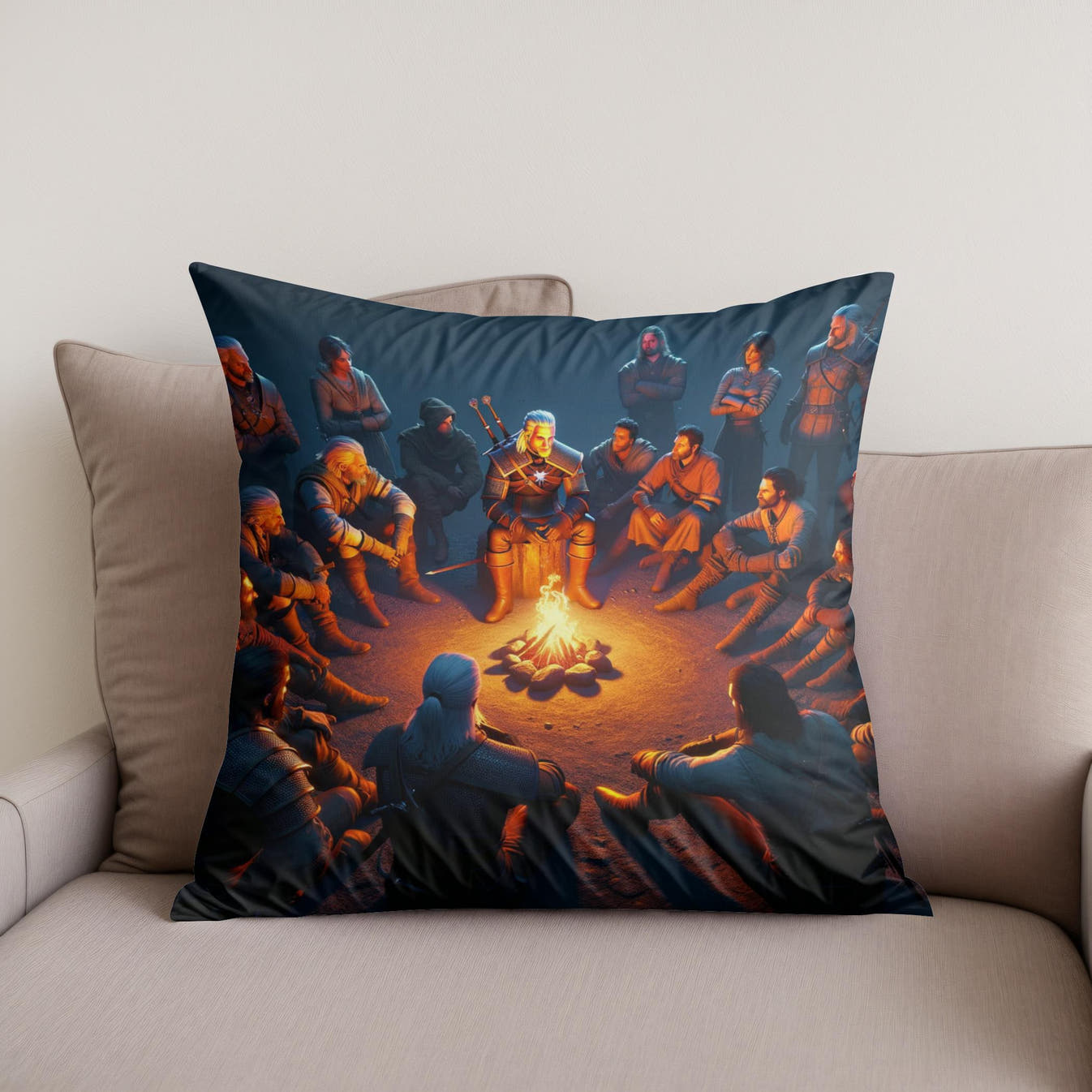 Ethereal Dreams Cotton Cushion - Secondary Image