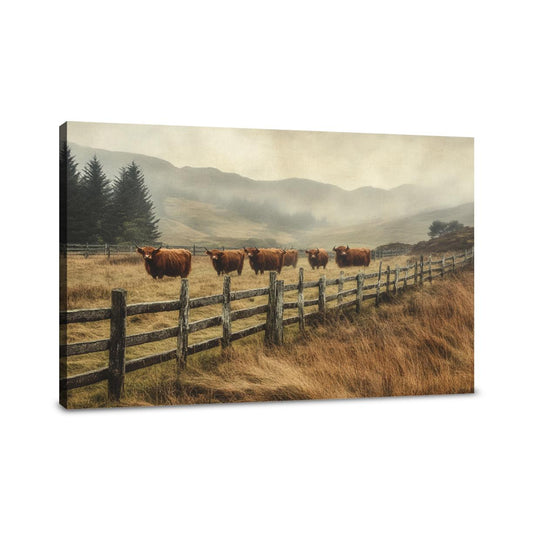 Highland Cows Canvas - Main Image