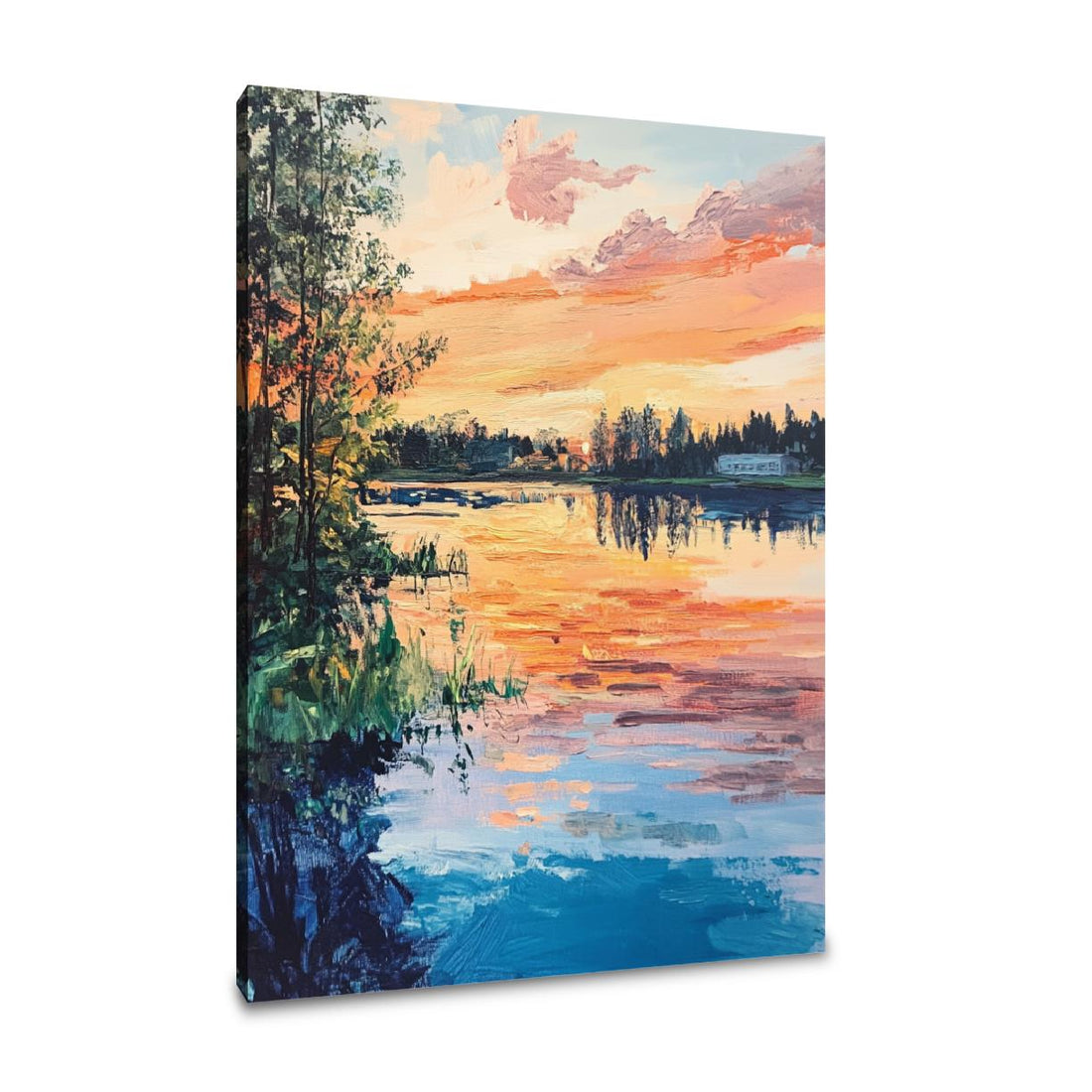 Ume River Sunset Canvas - Main Image