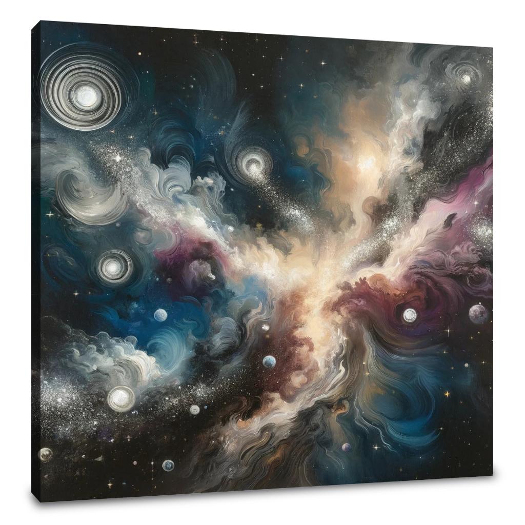 Galactic Whirl Canvas - Main Image
