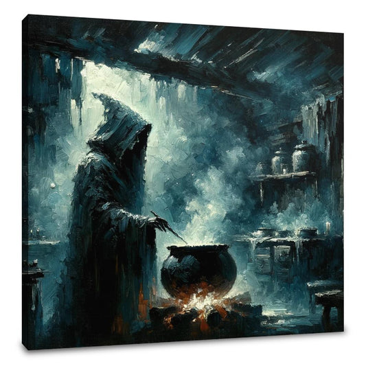 Arcane Brew Witch Canvas - Main Image