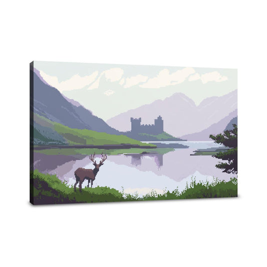 Highland Stag Canvas - Main Image