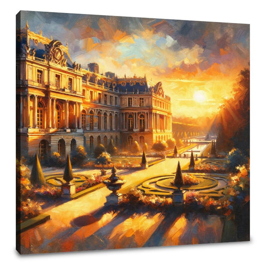 Versailles' Golden Aura Paris Canvas - Main Image