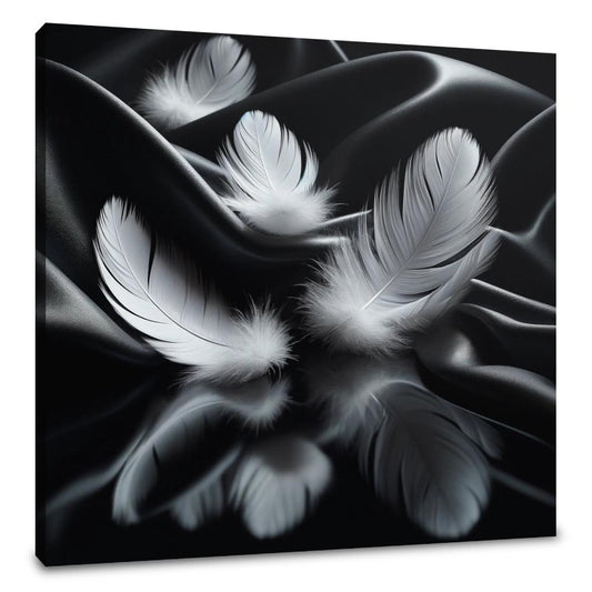 Silken Feathers Canvas - Main Image