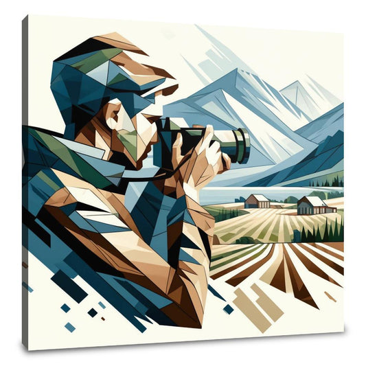 Cubist Photography Canvas - Main Image