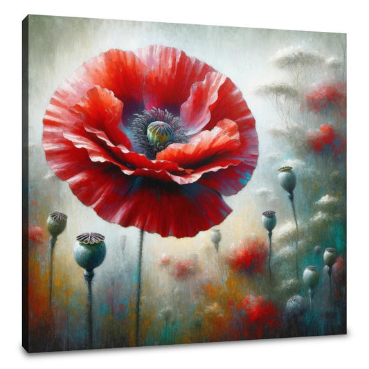 Solitude in Bloom Canvas - Main Image