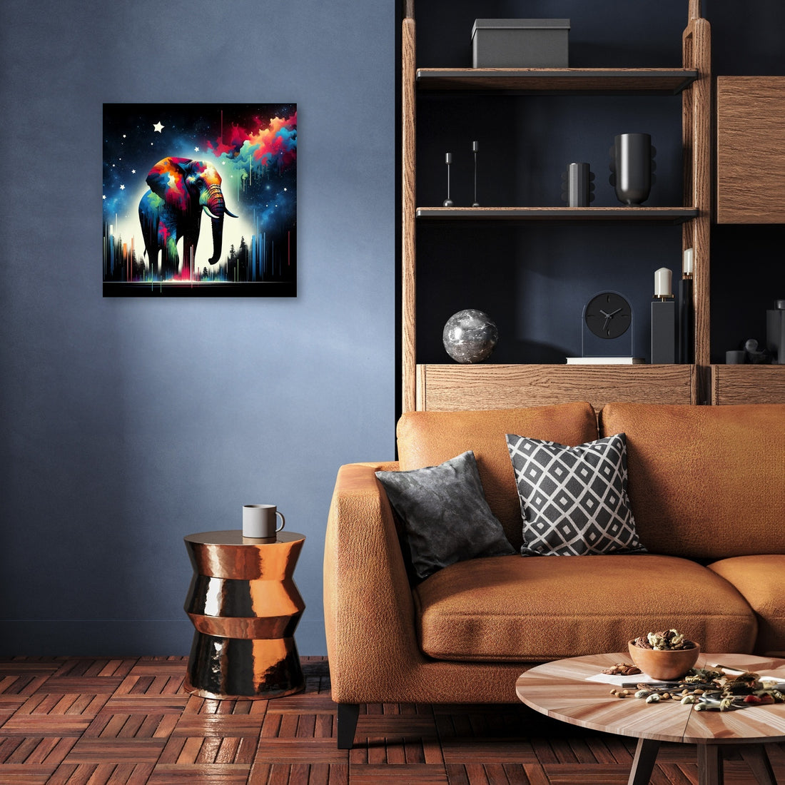 Elephant Twilight Wall Art Poster - Secondary Image 3