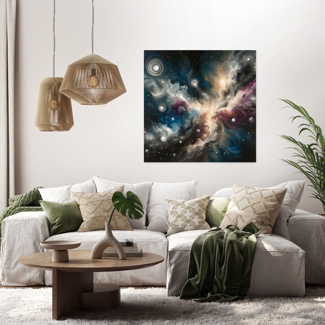 Galactic Whirl Canvas - Secondary Image 2