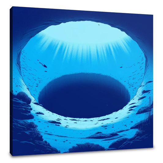 Blue Hole Tranquility Canvas - Main Image