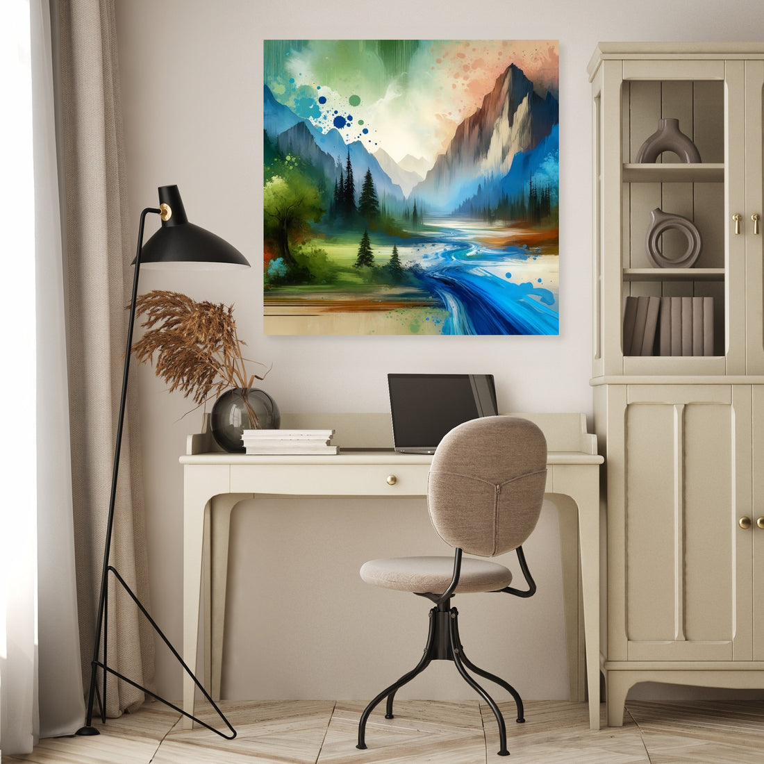 Tranquil Mountain Canvas - Secondary Image 4