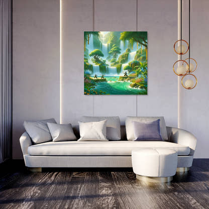 Pandaren Falls Canvas - Secondary Image