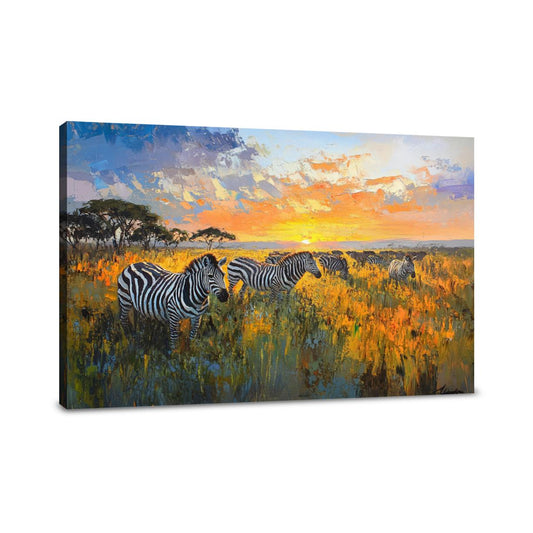 Sunset Stripes Canvas - Main Image