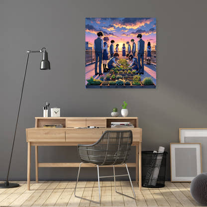 Rooftop Dreamscape Canvas - Secondary Image 5