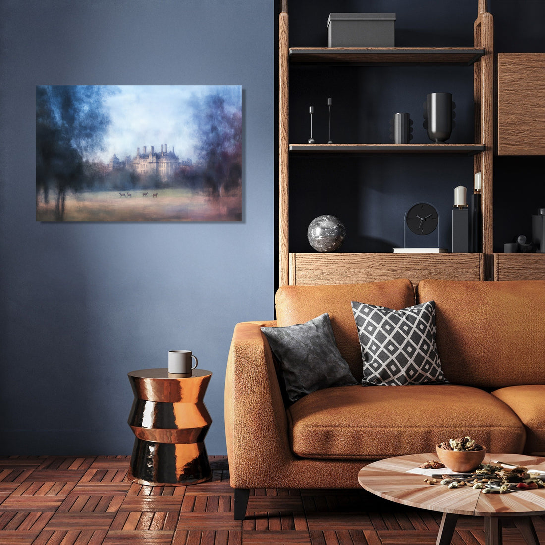 Wollaton Hall Twilight Canvas - Secondary Image 3