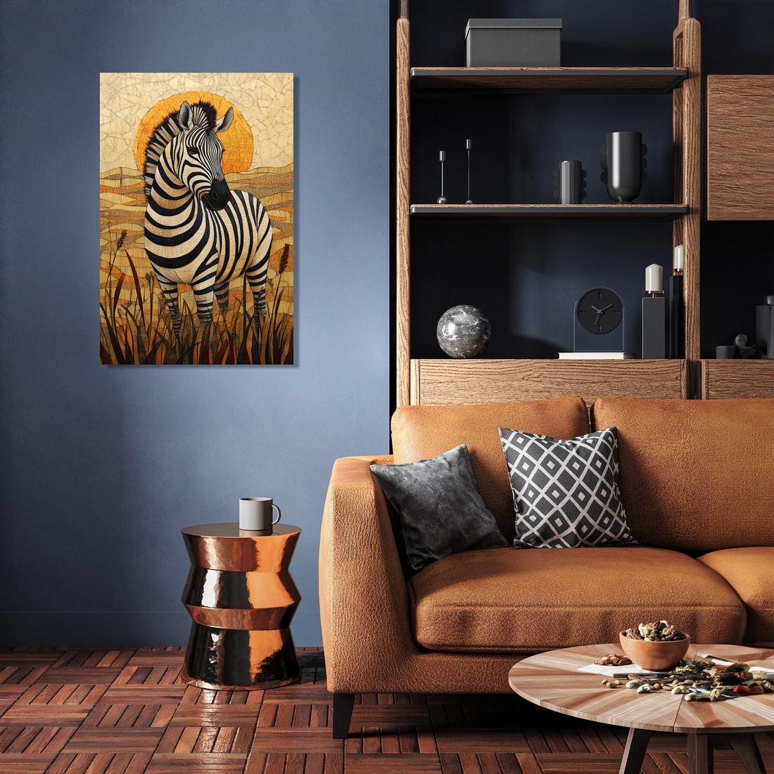 Zebra Elegance Canvas - Secondary Image 3