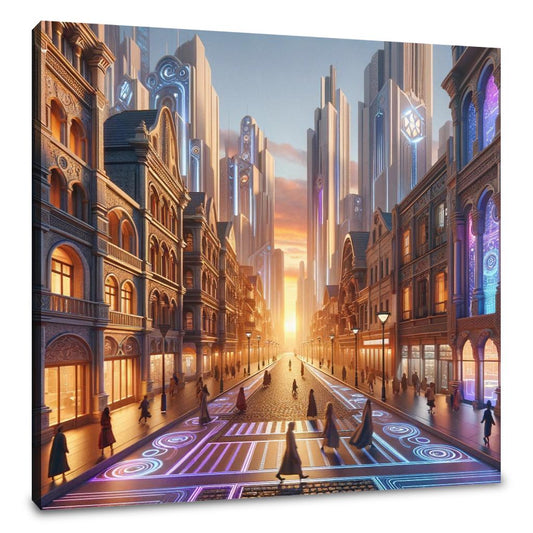 Dusk Fusion Boulevard Canvas - Main Image