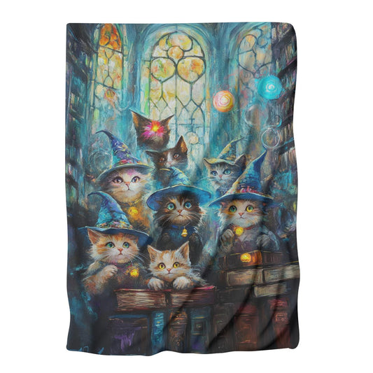Wizarding Kittens Blanket - Main Image