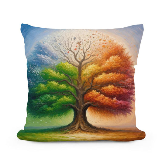 Seasons in Harmony Cotton Pillow - Main Image