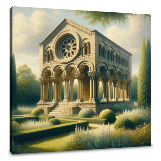 Romanesque Reverie Canvas - Main Image