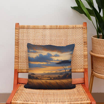 Twilight Savannah Cotton Cushion - Secondary Image 2
