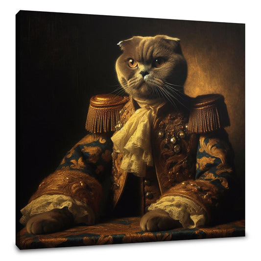 Regal Scottish Fold Majesty Canvas - Main Image