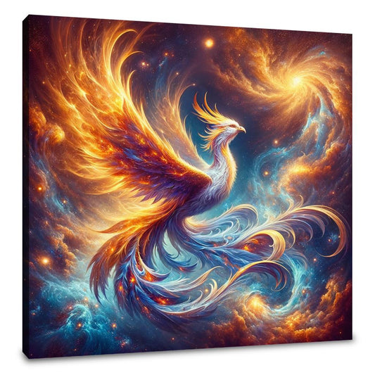 Cosmic Phoenix Wall Art Poster - Main Image